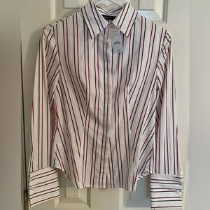 EXPRESS $49 Striped French cuffs Shirt 1/2